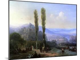 View of Tiflis, 1869-Ivan Konstantinovich Aivazovsky-Mounted Giclee Print