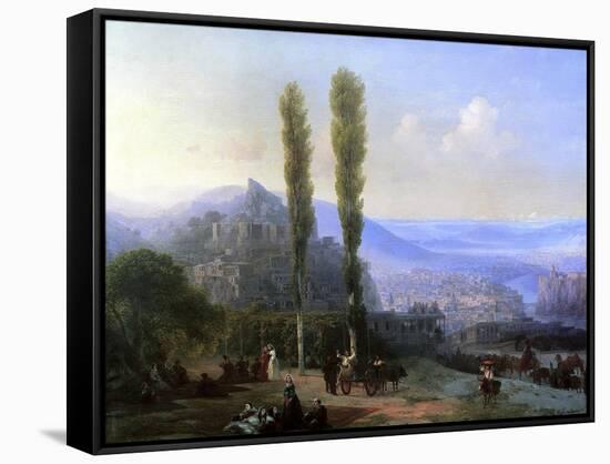 View of Tiflis, 1869-Ivan Konstantinovich Aivazovsky-Framed Stretched Canvas