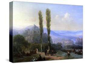View of Tiflis, 1869-Ivan Konstantinovich Aivazovsky-Stretched Canvas