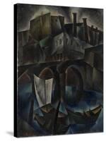 View of Tiflis, 1919-1920-Vera Rockline-Stretched Canvas