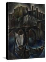 View of Tiflis, 1919-1920-Vera Rockline-Stretched Canvas