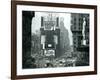 View of Times Square, New York, USA, 1952-null-Framed Photographic Print