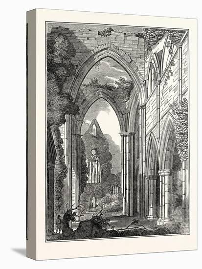 View of Tintern Abbey-null-Stretched Canvas