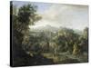 View of Tivoli-Isaac de Moucheron-Stretched Canvas