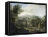 View of Tivoli-Isaac de Moucheron-Framed Stretched Canvas