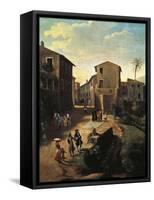 View of Tivoli-Gaspar van Wittel-Framed Stretched Canvas