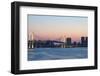 View of Tokyo Bay with Rainbow Bridge at Sunset Time-Torsakarin-Framed Photographic Print