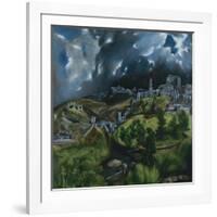 View of Toledo, C.1597-99-El Greco-Framed Giclee Print