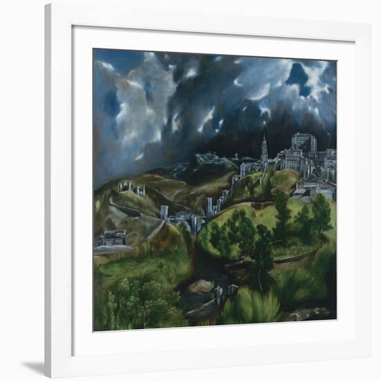 View of Toledo, C.1597-99-El Greco-Framed Giclee Print