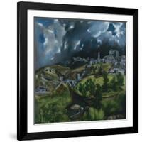 View of Toledo, C.1597-99-El Greco-Framed Giclee Print