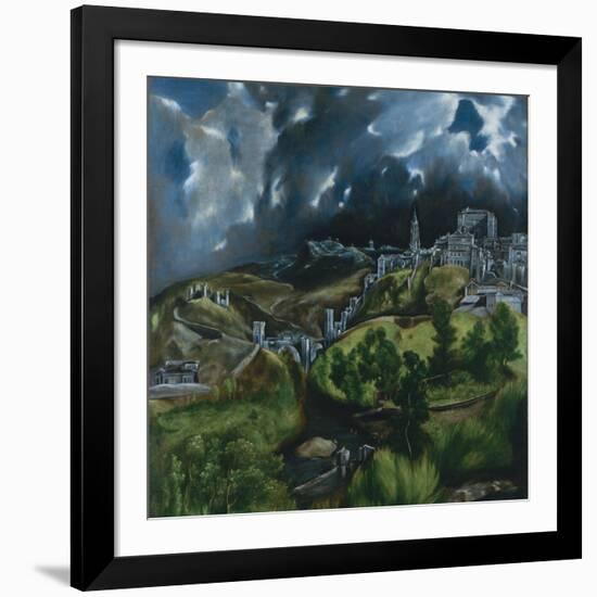 View of Toledo, C.1597-99-El Greco-Framed Giclee Print