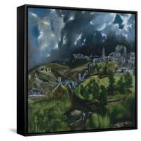 View of Toledo, C.1597-99-El Greco-Framed Stretched Canvas