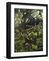 View of Toledo, C. 1597-99-El Greco-Framed Giclee Print