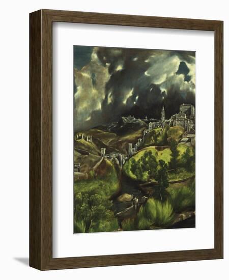 View of Toledo, C. 1597-99-El Greco-Framed Giclee Print