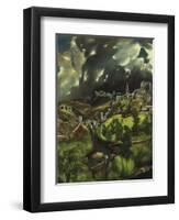 View of Toledo, C. 1597-99-El Greco-Framed Giclee Print