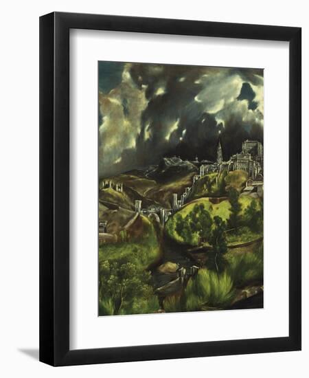 View of Toledo, C. 1597-99-El Greco-Framed Giclee Print