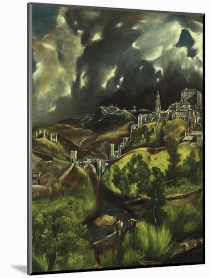 View of Toledo, C. 1597-99-El Greco-Mounted Giclee Print