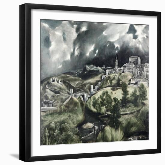 View of Toledo-El Greco-Framed Giclee Print