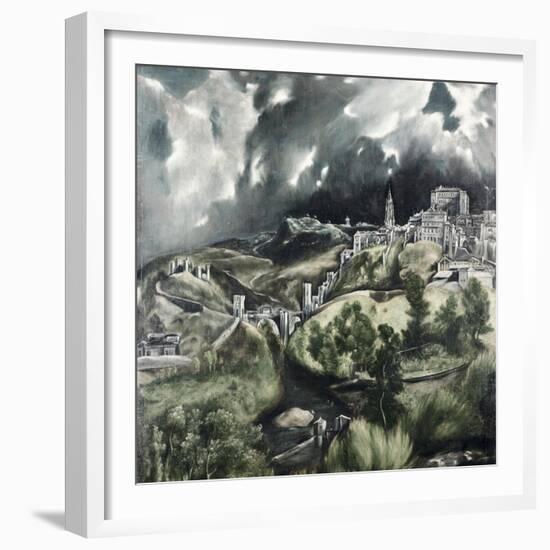 View of Toledo-El Greco-Framed Giclee Print