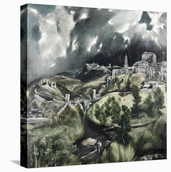 View of Toledo-El Greco-Stretched Canvas