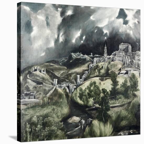 View of Toledo-El Greco-Stretched Canvas