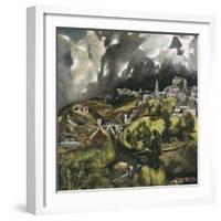 View of Toledo-El Greco-Framed Art Print