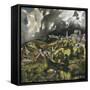 View of Toledo-El Greco-Framed Stretched Canvas