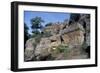 View of Tombs in Necropolis of Norchia, Lazio, Italy-null-Framed Giclee Print