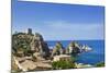 View of Tonnara Di Scopello, Castellammare Del Golfo, Sicily, Italy-Massimo Borchi-Mounted Photographic Print