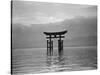 View of Torii in the Sea-null-Stretched Canvas