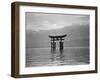 View of Torii in the Sea-null-Framed Premium Photographic Print