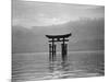 View of Torii in the Sea-null-Mounted Photographic Print