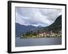 View of Torno in Spring Sunshine, Lake Como, Lombardy, Italian Lakes, Italy, Europe-Peter Barritt-Framed Photographic Print