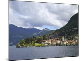 View of Torno in Spring Sunshine, Lake Como, Lombardy, Italian Lakes, Italy, Europe-Peter Barritt-Mounted Photographic Print