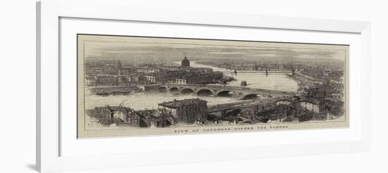 View of Toulouse before the Floods-null-Framed Giclee Print