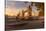 View of Tower Bridge, Girl with Dolphin, The Shard and River Thames at sunrise, London-Frank Fell-Stretched Canvas