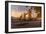 View of Tower Bridge, Girl with Dolphin, The Shard and River Thames at sunrise, London-Frank Fell-Framed Photographic Print