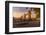 View of Tower Bridge, Girl with Dolphin, The Shard and River Thames at sunrise, London-Frank Fell-Framed Photographic Print