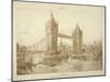 View of Tower Bridge, London, C1964-null-Mounted Giclee Print