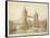 View of Tower Bridge, London, C1964-null-Framed Stretched Canvas