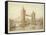 View of Tower Bridge, London, C1964-null-Framed Stretched Canvas