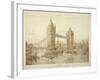 View of Tower Bridge, London, C1964-null-Framed Giclee Print