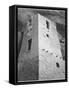 View Of Tower Taken From Above "Cliff Palace Mesa Verde National Park" Colorado 1933-1941-Ansel Adams-Framed Stretched Canvas