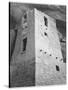 View Of Tower Taken From Above "Cliff Palace Mesa Verde National Park" Colorado 1933-1941-Ansel Adams-Stretched Canvas