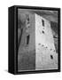 View Of Tower Taken From Above "Cliff Palace Mesa Verde National Park" Colorado 1933-1941-Ansel Adams-Framed Stretched Canvas