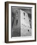 View Of Tower Taken From Above "Cliff Palace Mesa Verde National Park" Colorado 1933-1941-Ansel Adams-Framed Art Print