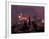 View of Town and Cartuja de Valledemossa, Mallorca, Balearics, Spain-Walter Bibikow-Framed Photographic Print