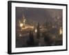 View of Town and Cartuja de Valledemossa, Mallorca, Balearics, Spain-Walter Bibikow-Framed Photographic Print