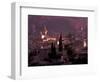 View of Town and Cartuja de Valledemossa, Mallorca, Balearics, Spain-Walter Bibikow-Framed Photographic Print