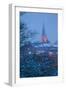 View of Town and Crooked Spire Church, Chesterfield, Derbyshire, England, United Kingdom, Europe-Frank Fell-Framed Photographic Print